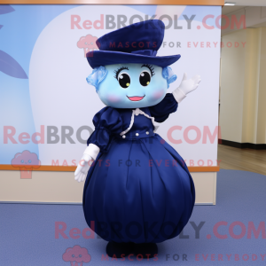 Navy Apple-maskotdraktfigur...