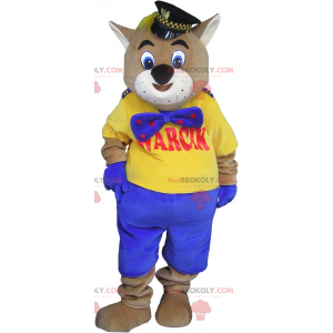 Gato gigante mascote mascote gato - Redbrokoly.com