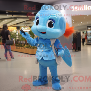 Sky Blue Goldfish maskotka...
