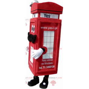 Verklig London röd telefonkioskmaskot - Redbrokoly.com
