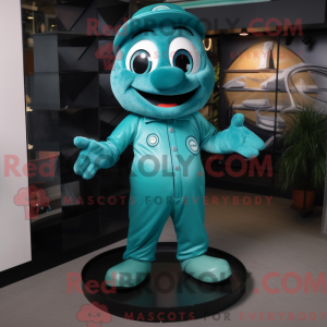 Teal Plate Spinner...