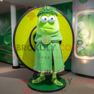 Lime Green Celtic Shield...