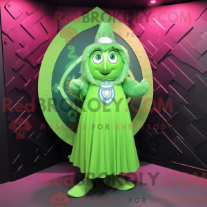Lime Green Celtic Shield...