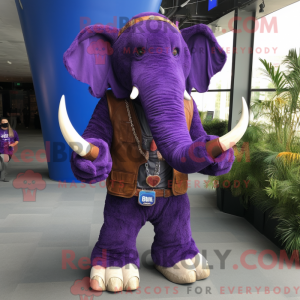 Personaggio mascotte mammut...