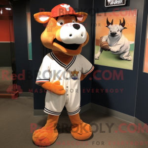 Orange Guernsey Cow...