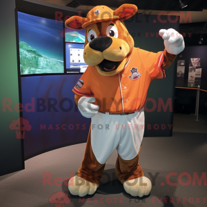 Orange Guernsey Cow...