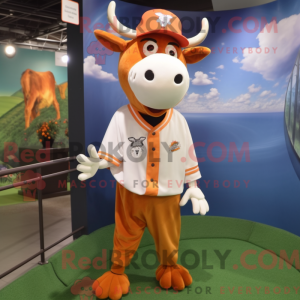 Orange Guernsey Cow...