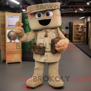 Tan Army Soldier...