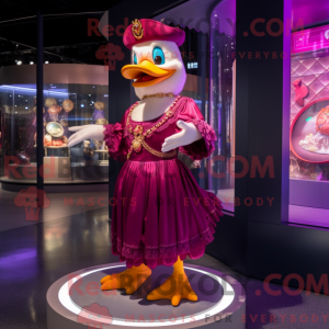 Disfraz de mascota Magenta...