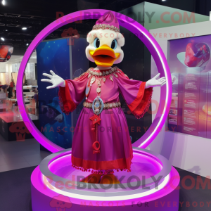 Disfraz de mascota Magenta...
