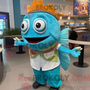 Turkis Fish Tacos maskot...