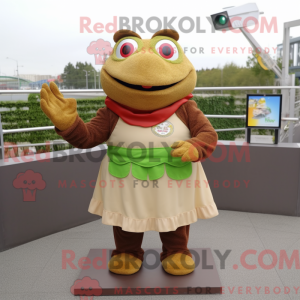 Disfraz de mascota rana...