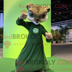 Oliven Puma máscara kostyme...