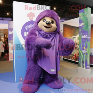 Disfraz de mascota Purple...