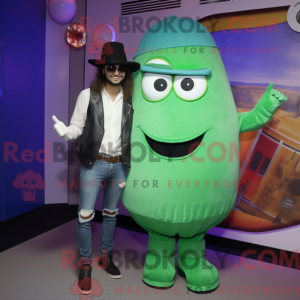 Groen Gyro-mascottekostuum...
