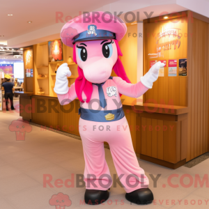 Pink Horseshoe maskot...