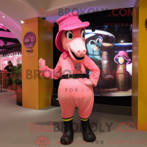 Pink Horseshoe maskot...