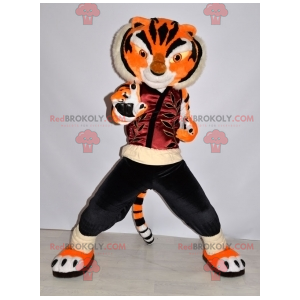 Mascot Master Tigresa famoso tigre en Kung fu panda -