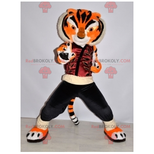 Mascote Mestre Tigresa famosa tigresa em Kung fu panda -