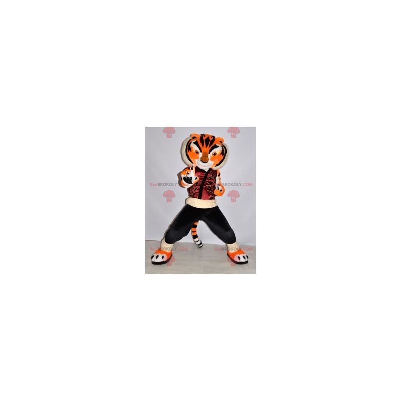 Mascot Master Tigress famous tiger in Kung fu panda -