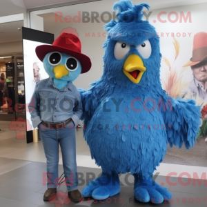 Postava maskota Blue Fried...