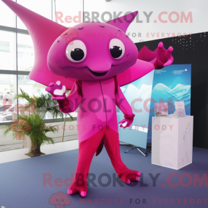 Postava maskota Magenta...