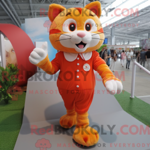 Personaggio mascotte gatto...