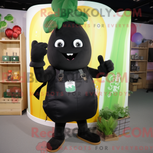 Black Beet-mascottekostuum...