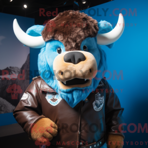 Disfraz de mascota bisonte...