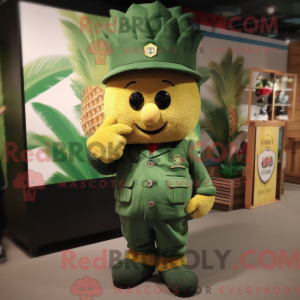 Grøn aas maskot kostume...