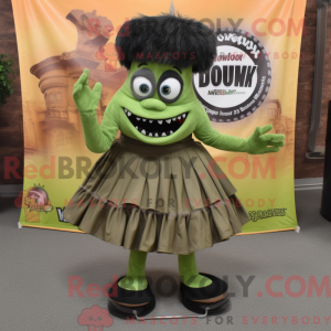 Olive Frankenstein maskot...