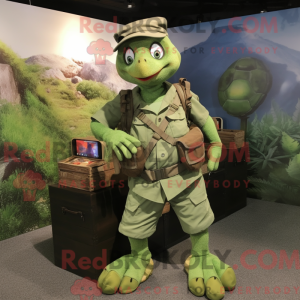Maskottchenkostüm Olive...
