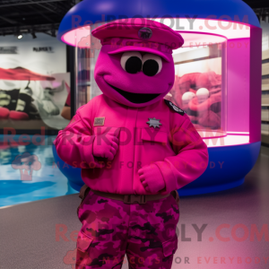 Magenta American Soldier...