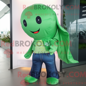Maskottchenkostüm Grüner...
