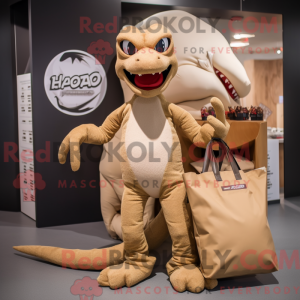 Tan Hydra mascottekostuum...