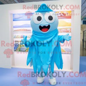 Disfraz de mascota Sky Blue...