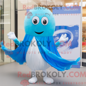 Sky Blue Oyster maskot...