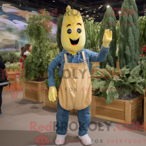 Gold Asparges maskot...