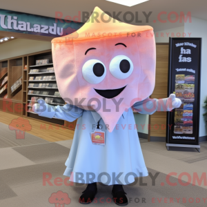 Peach Ray maskotdraktfigur...