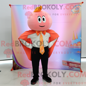 Peach Ray maskotdraktfigur...