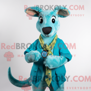 Mascotte de kangourou...