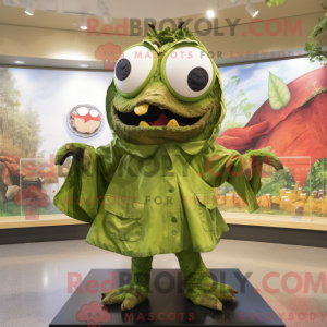 Olive Piranha mascot...