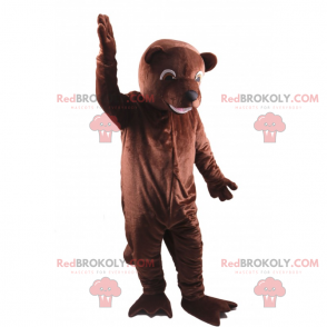 Mascotte animale - orso bruno - Redbrokoly.com