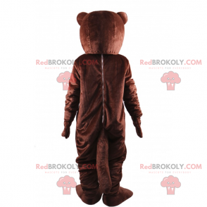 Mascotte animale - orso bruno - Redbrokoly.com