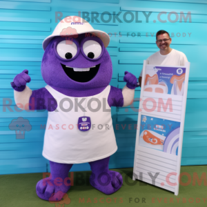 Lilla Doctor maskot kostume...