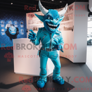 Cyan Devil máscara...