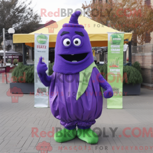 Purple Celery mascot...