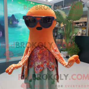 Disfraz de mascota pulpo...