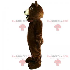 Dierlijke mascotte - lachende beer - Redbrokoly.com