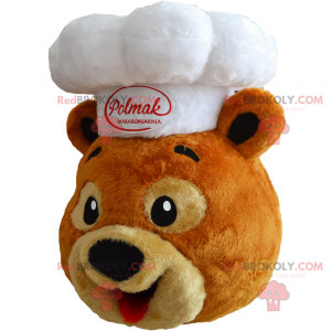 Mascotte animaux - Ourson Chef de cuisine - Redbrokoly.com